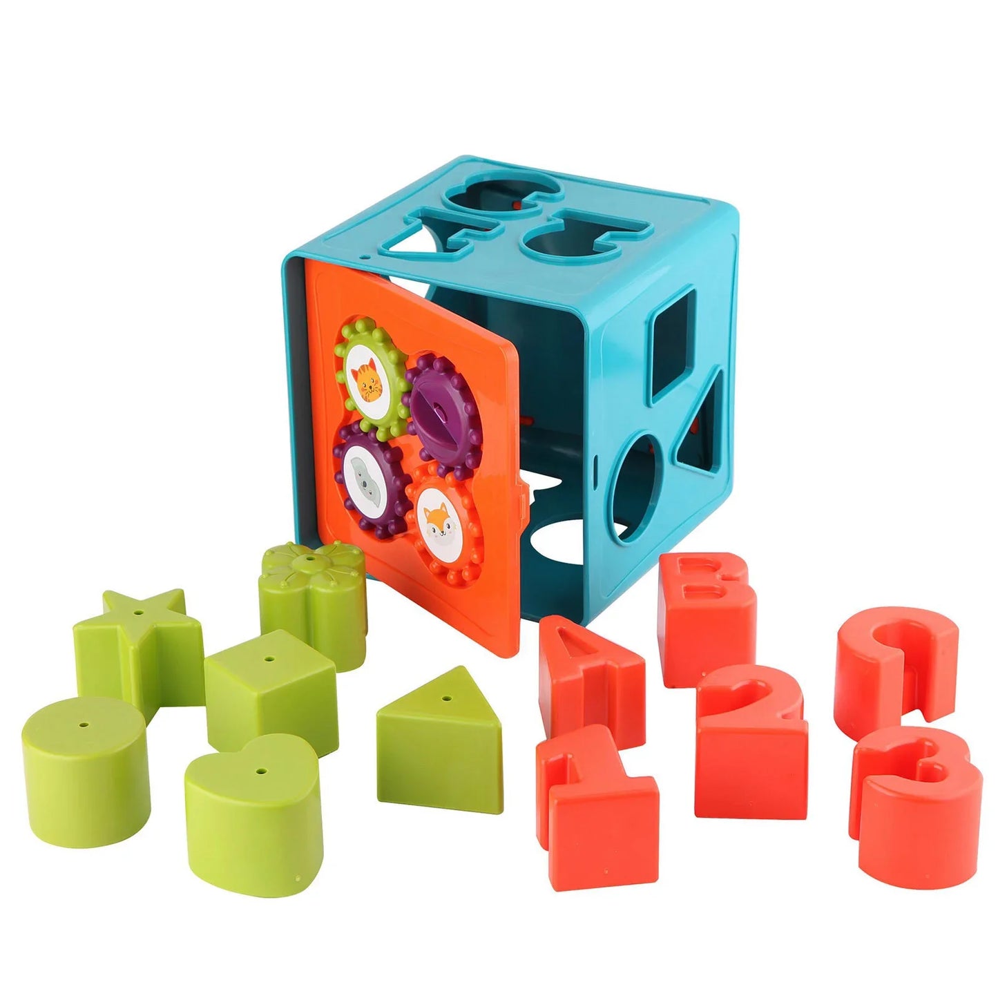Let's Be Child Educational Shape Sorter & Activity Cube