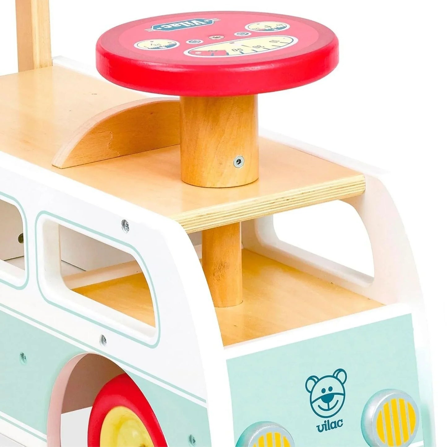 Vilac 2-in-1 Retro Wooden Camper Van