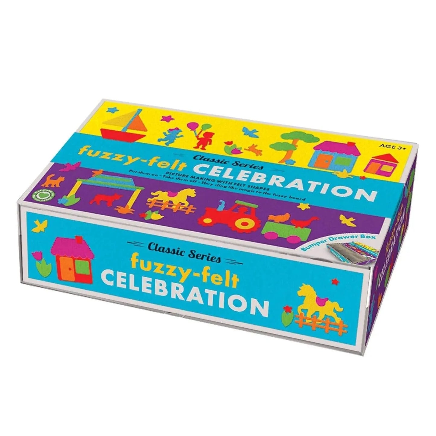 Peterkin Fuzzy Felt Retro Celebration Bumper Box