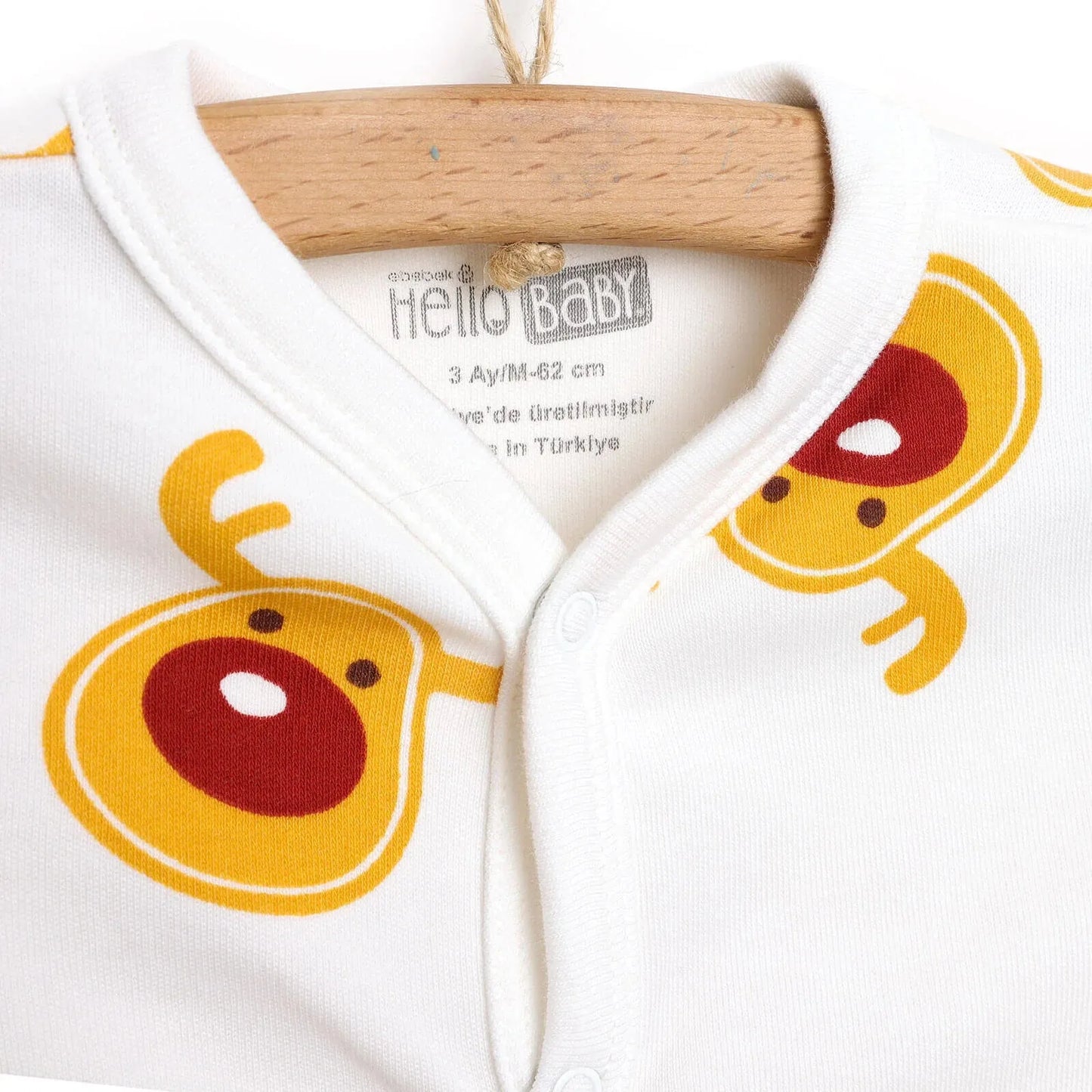 HelloBaby Footed Jumpsuit with Hat