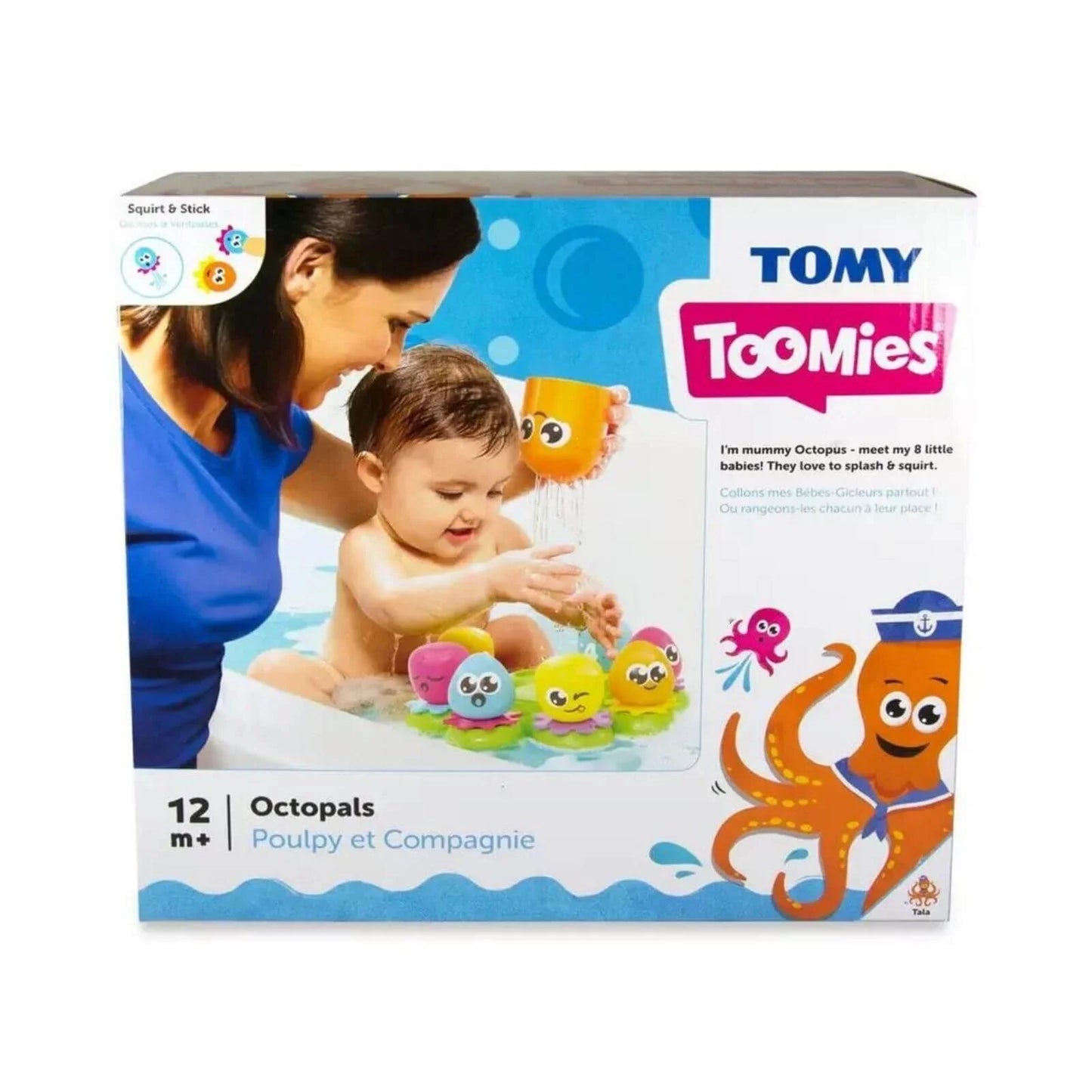 TOMY Toomies Octopals Number Sorting Baby Bath Toy