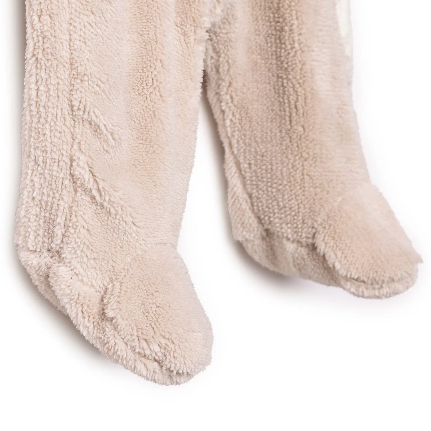 Midimod Newborn Welsoft Footed Jumpsuit - Ecru