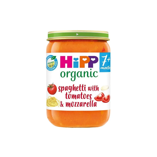 HiPP Organic Spaghetti with Tomatoes & Mozzarella Baby Food Jar 7+ months 190g