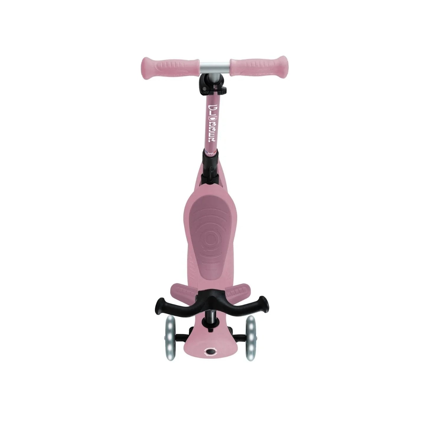 Globber Go Up Active Lights Eco Scooter - Berry