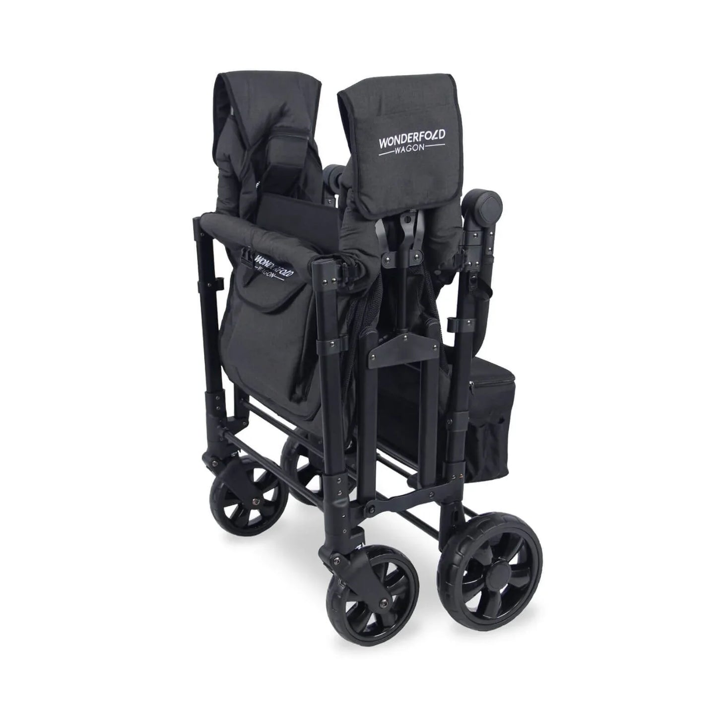Wonderfold Wagon W4 Elite Quad Stroller Wagon - Volcanic Black