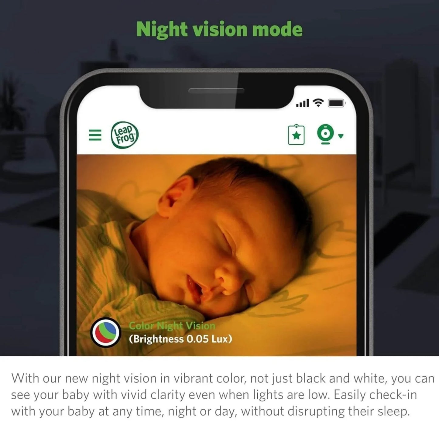 LeapFrog WiFi Standalone Video Baby Monitor