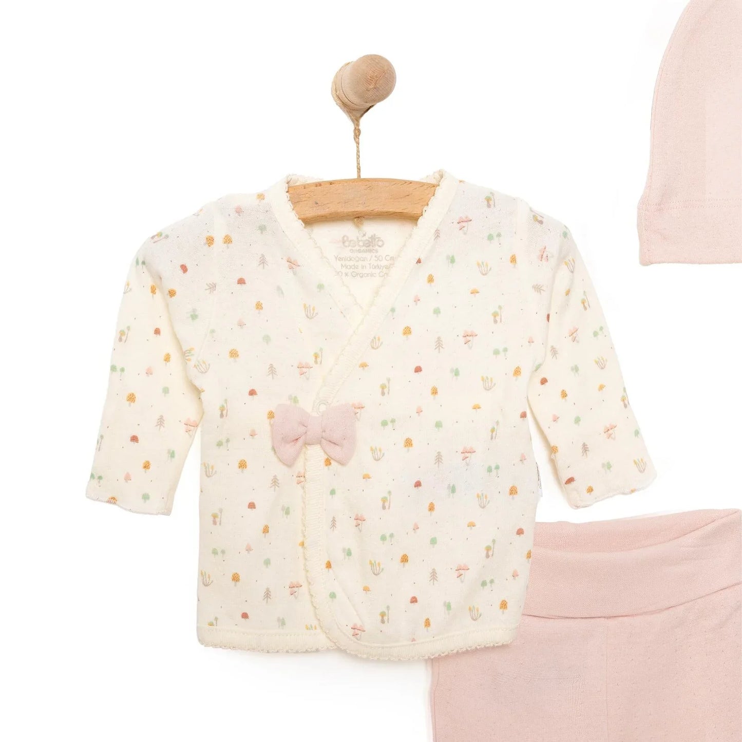 Bebetto Organic My Mushroom Girl 5 Piece Set - Light Rose