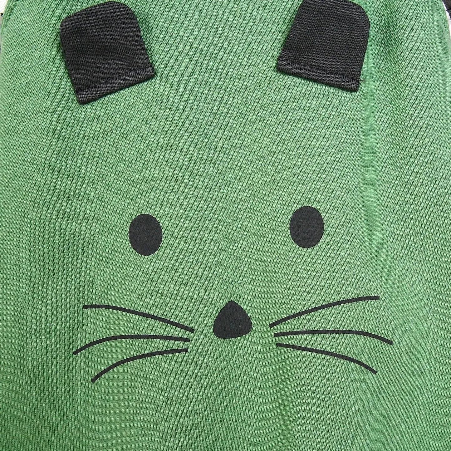 Bebbek Newborn Animals Holiday Overall - Green