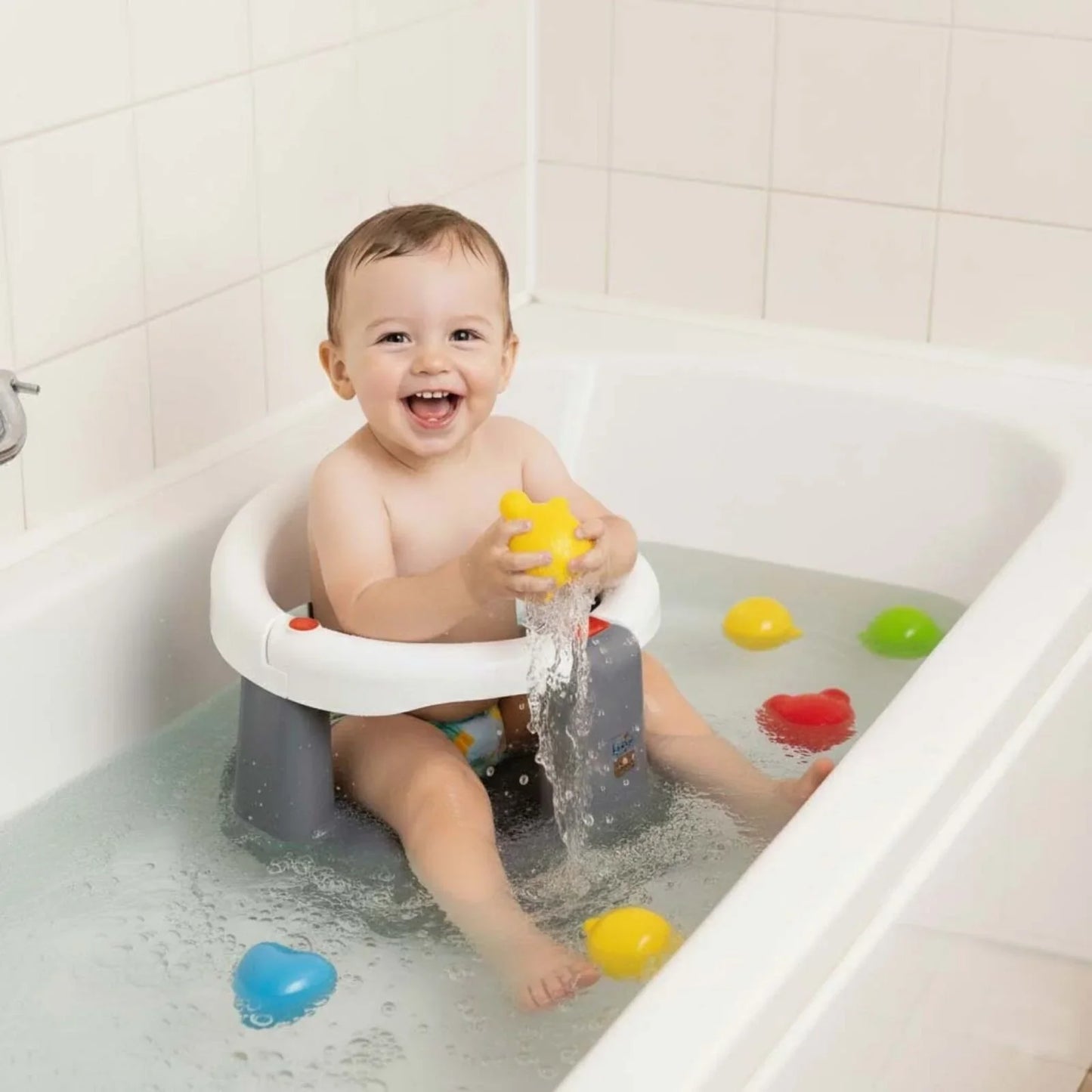 baby plus Bath Seat with Bath Toy