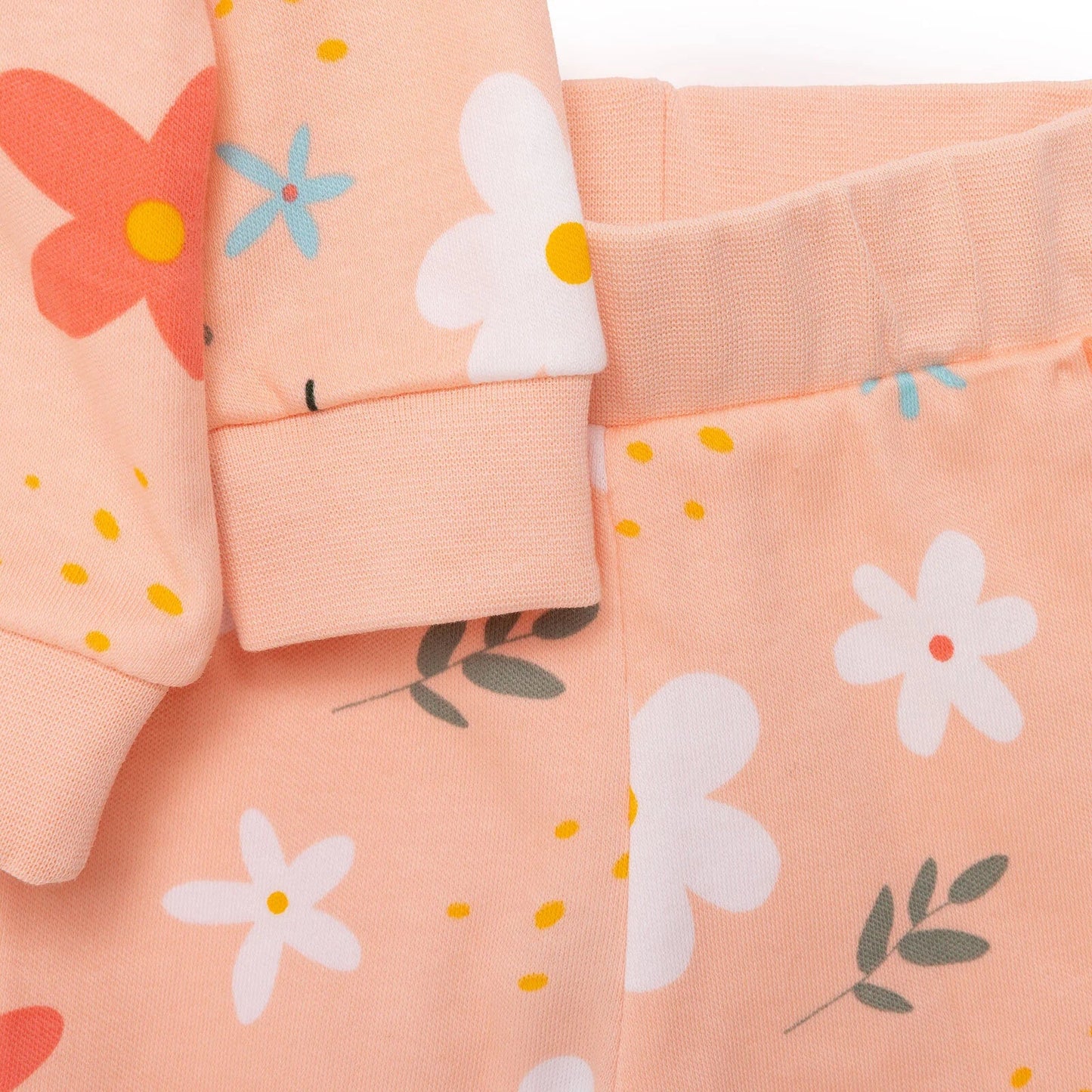 HelloBaby Basic Girl Flower Printed Jogging Set