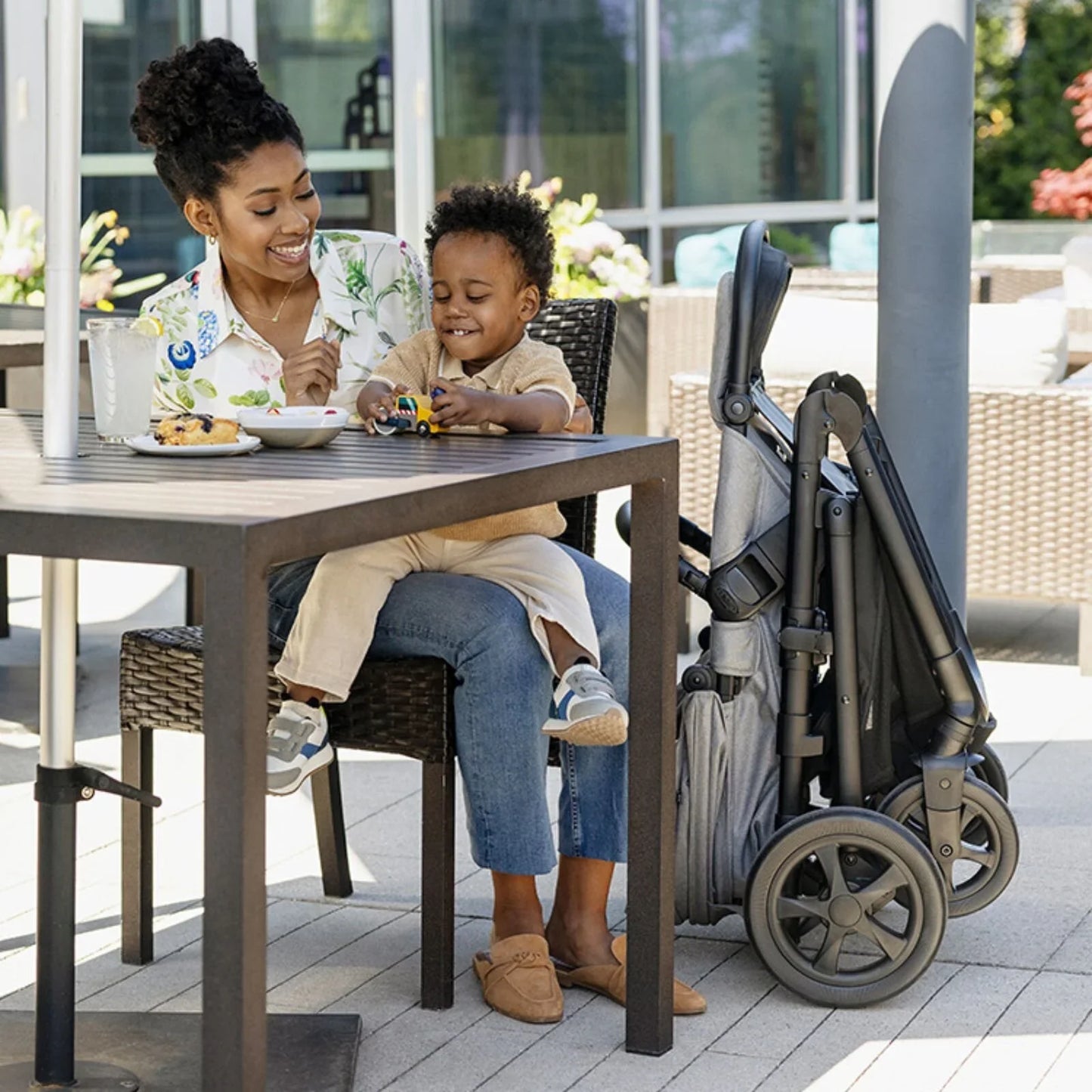 Graco Near2Me DLX Trio Travel System - Ash