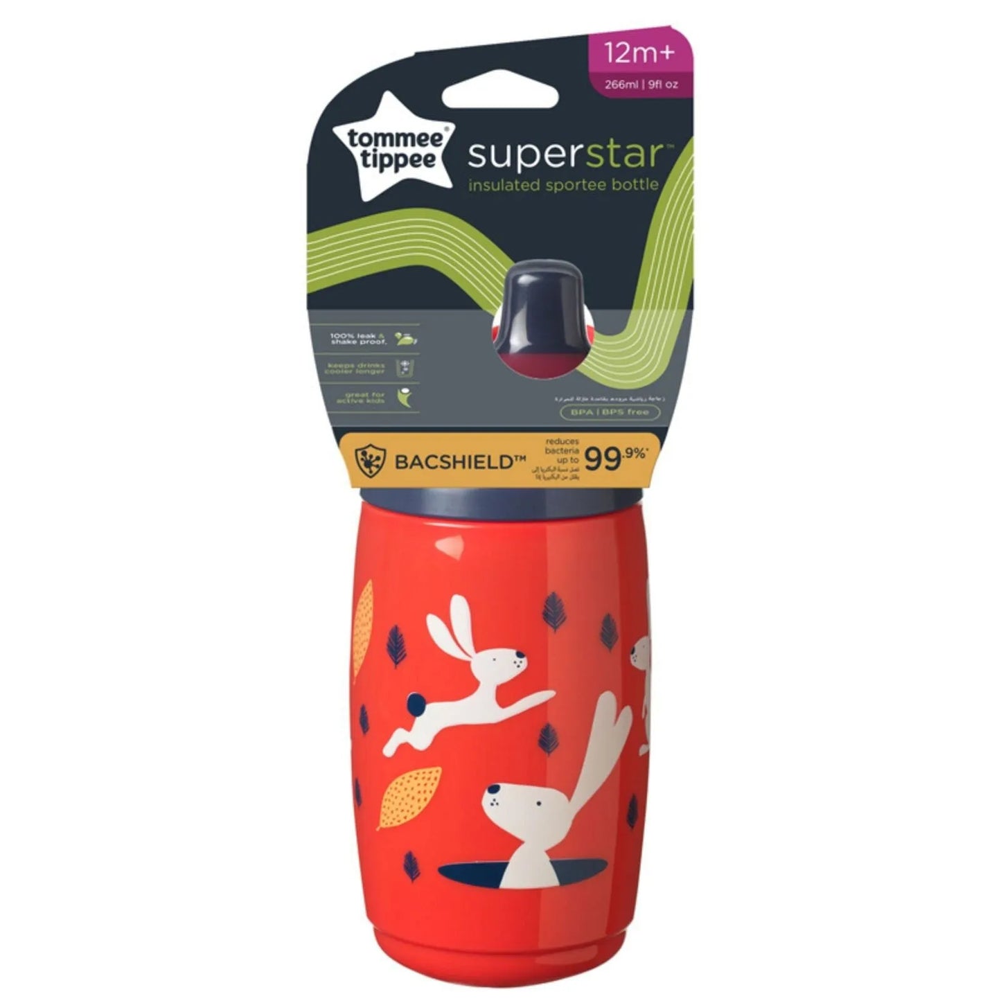 Tommee Tippee Insulated  Sportee 266ml 12m+