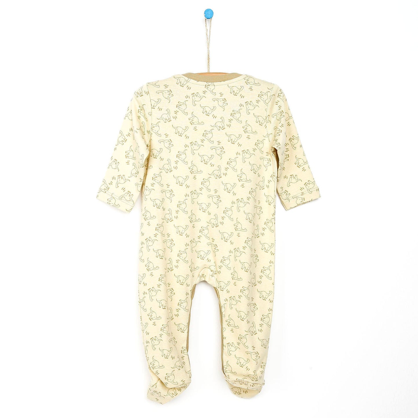 Motherlove Newborn Organic Footed Jumpsuit - Beige