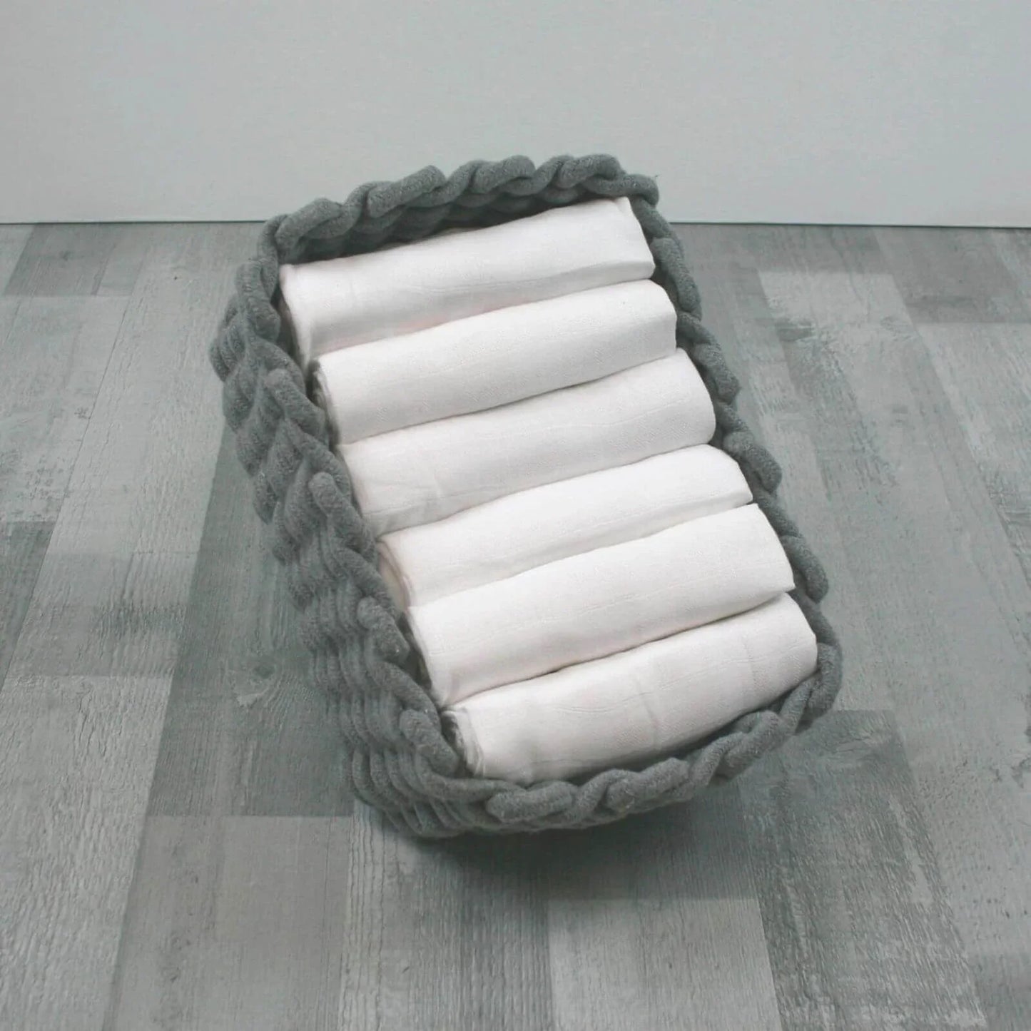 MuslinZ 6 Pack Muslin Squares 70x70cm - White