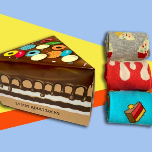 Boxt Socks Unisex Cake 3 pcs