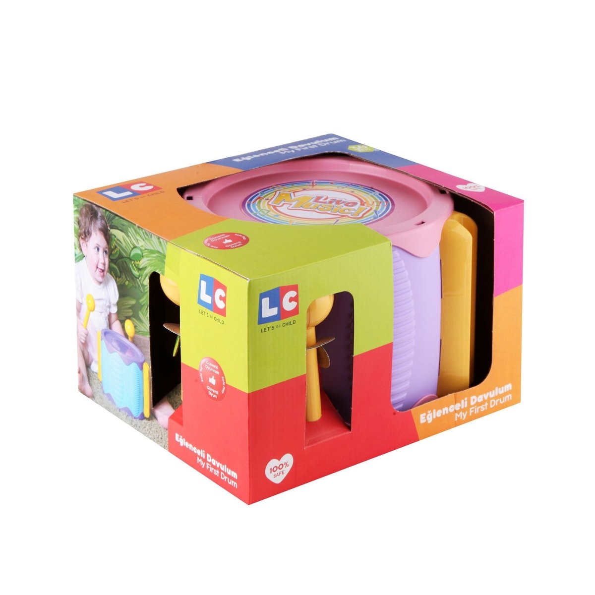 Let's Be Child Fun Drum Assorted