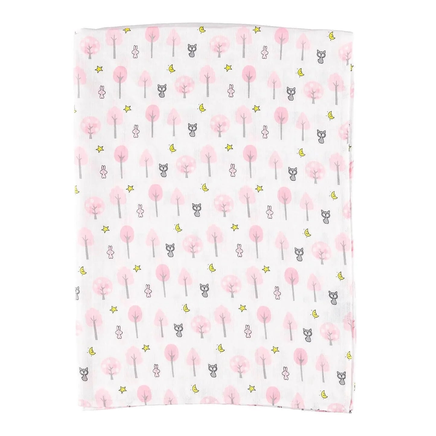 Mollia Square Muslin Blanket - Light Pink