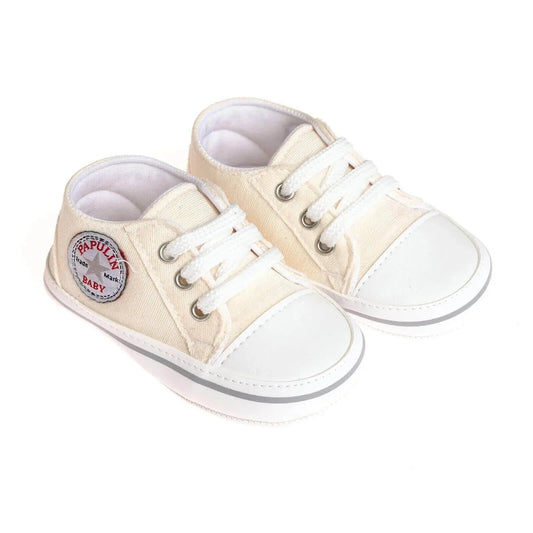 Papulin Unisex Booties - White