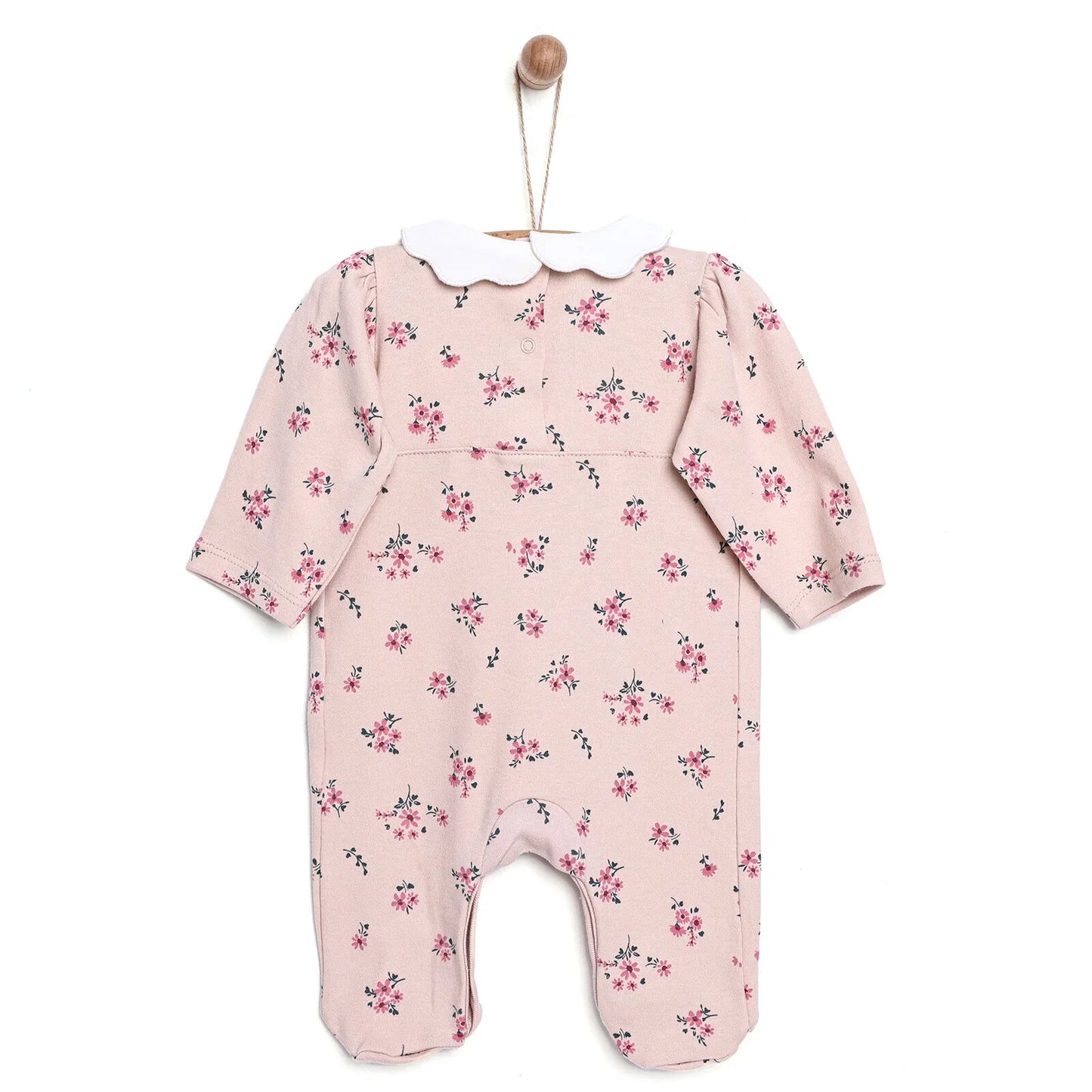 HelloBaby Newborn Baby Girl Romper - Beige