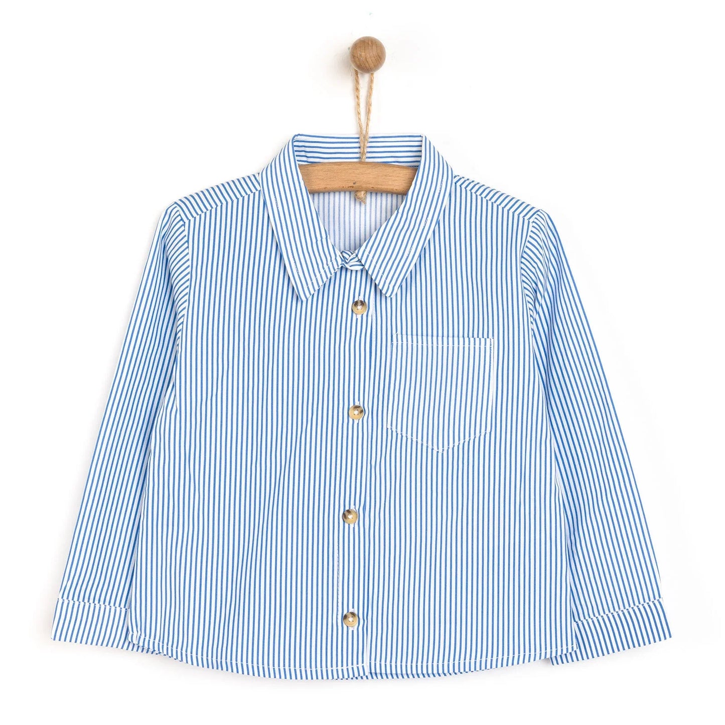 HelloBaby Boy Shirt - Light Blue
