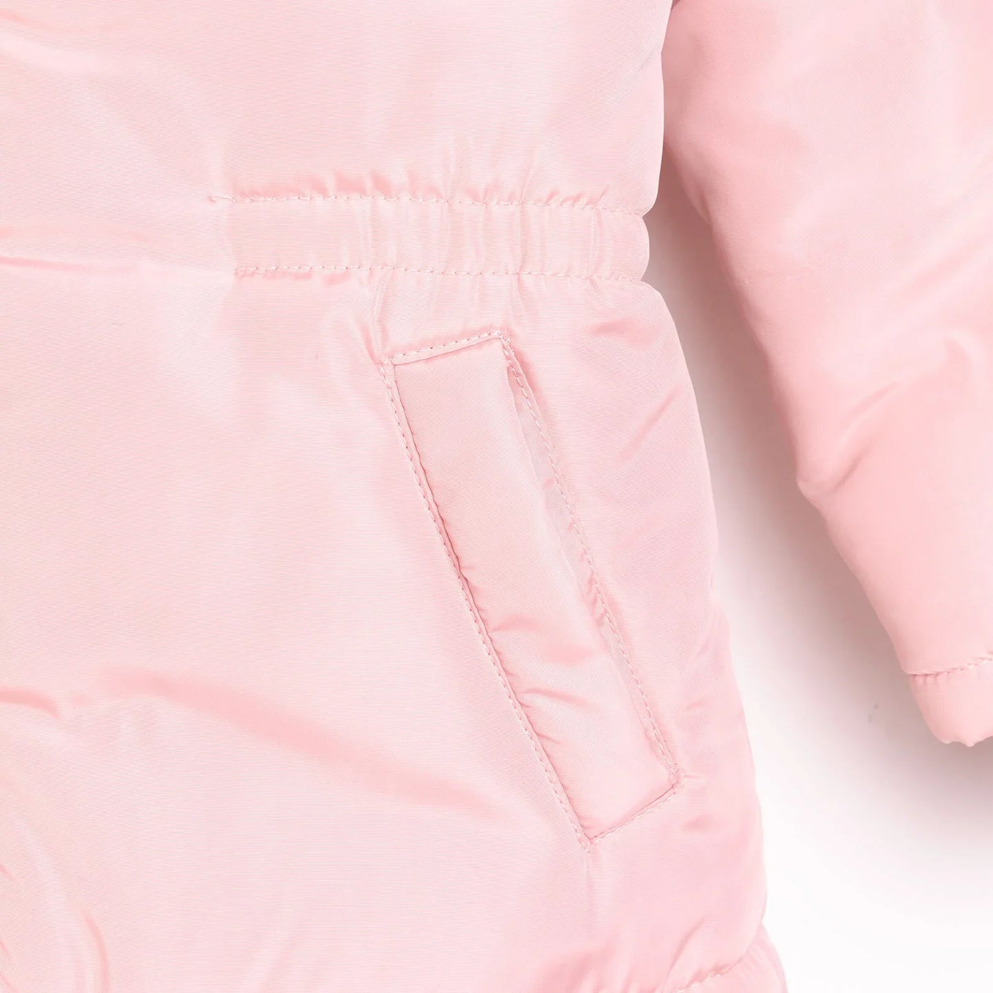 HelloBaby Hooded Coat - Powder