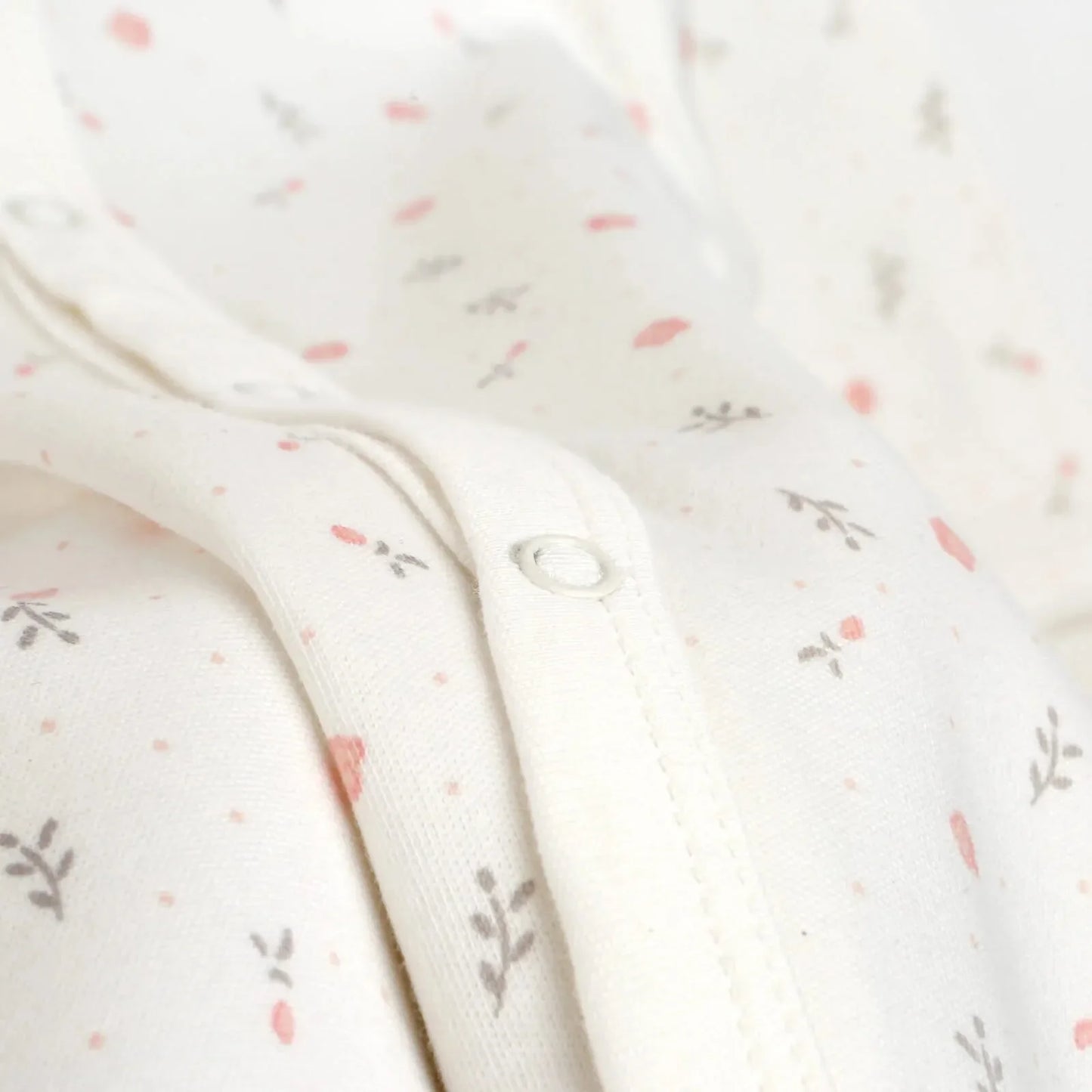 HelloBaby Newborn Baby Girl Footed Jumpsuit - White