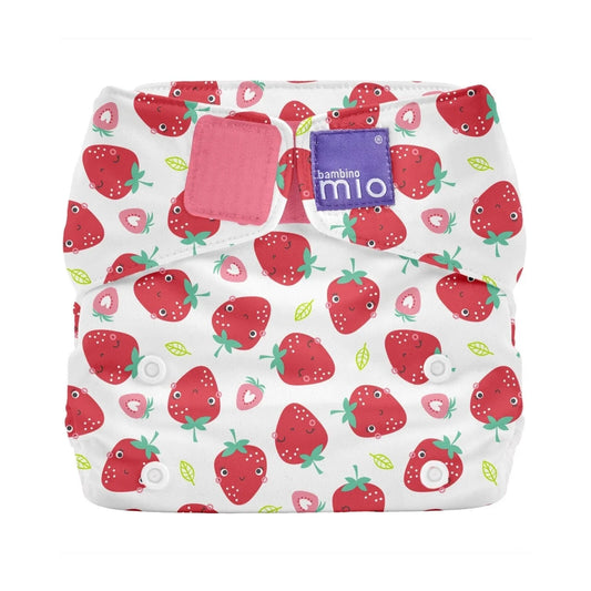 Bambino Mio-Miosolo All-in-One Reusable Nappy - Strawberry Cream