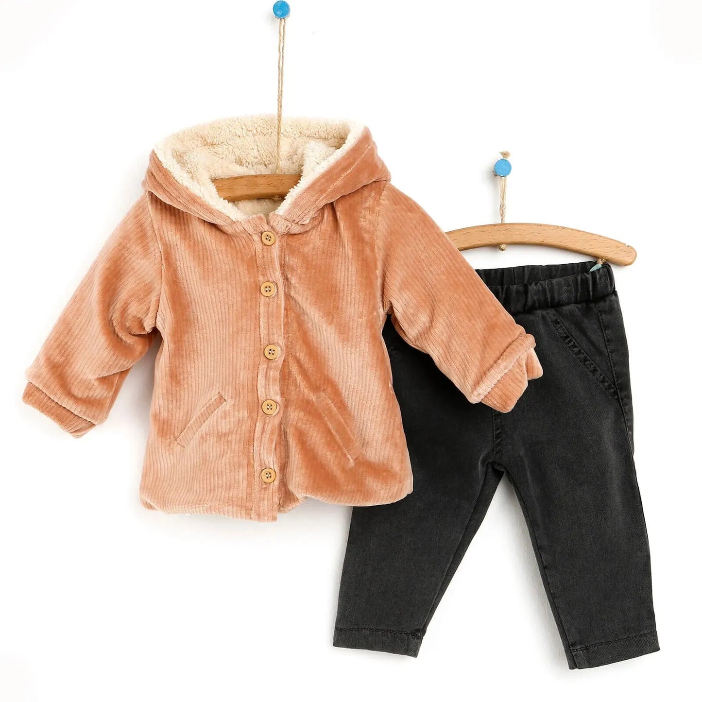 HelloBaby Sweater-Pants - Mink