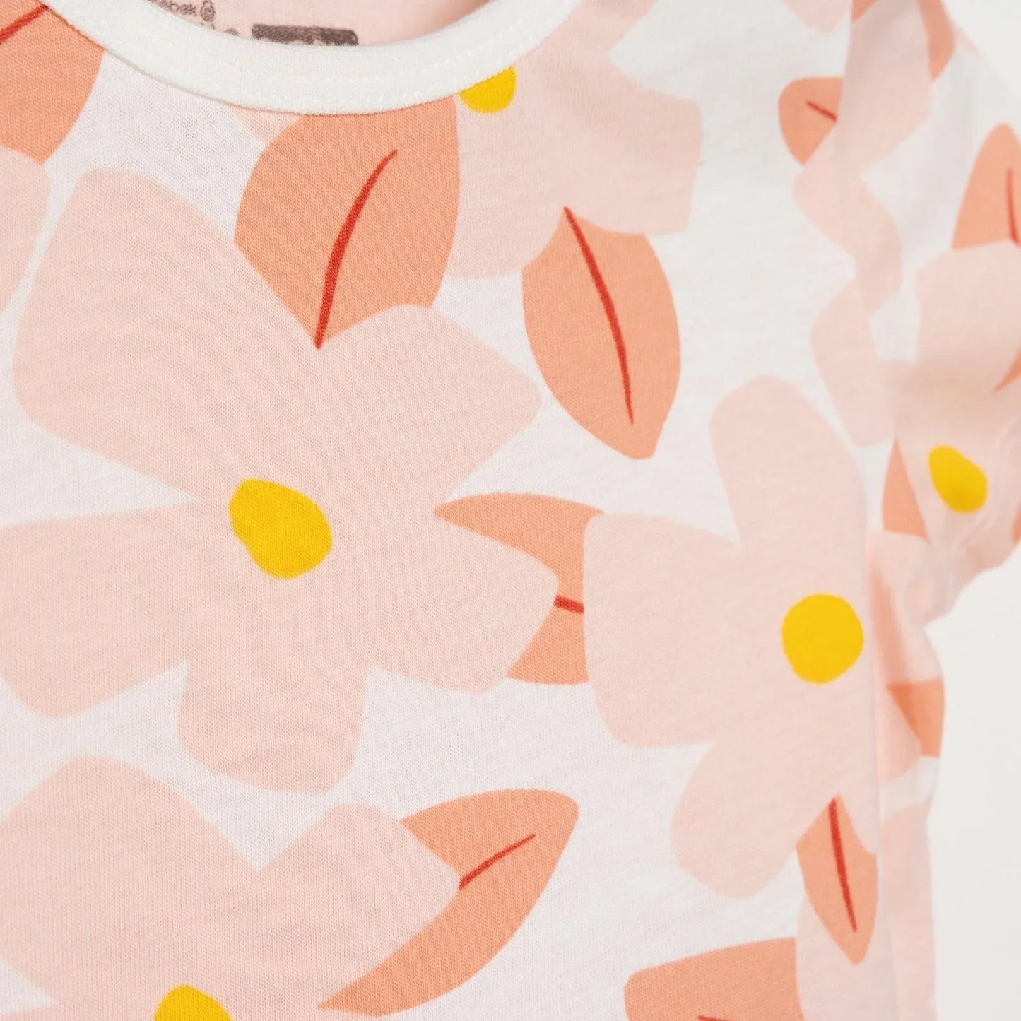 HelloBaby Baby Girl Short Sleeve Pyjamas Set - Ecru