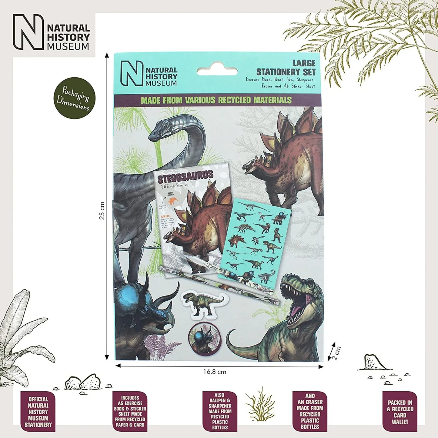 National History Museum Large Stationery Set