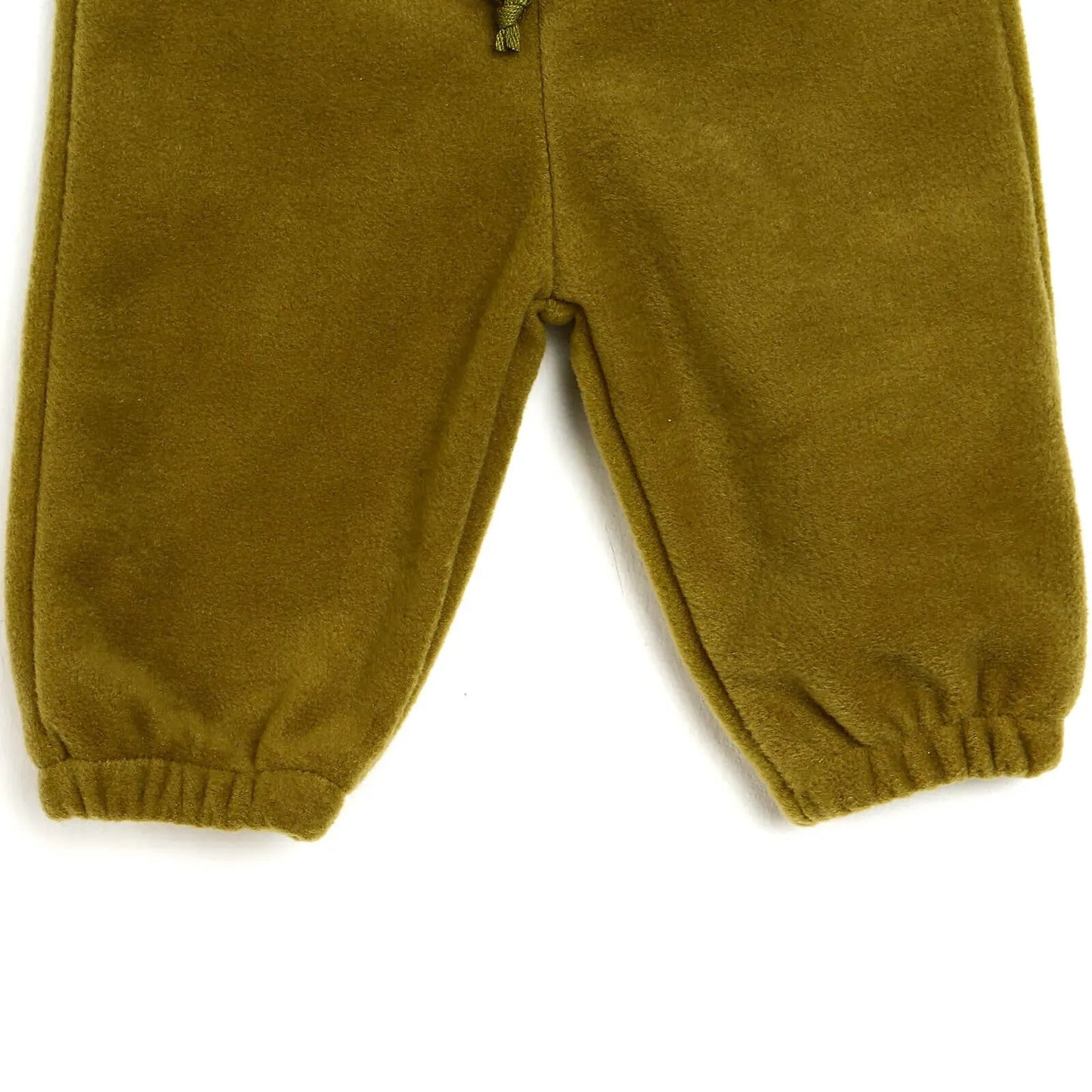 HelloBaby Basic Baby Boy Fleece Pants - Green