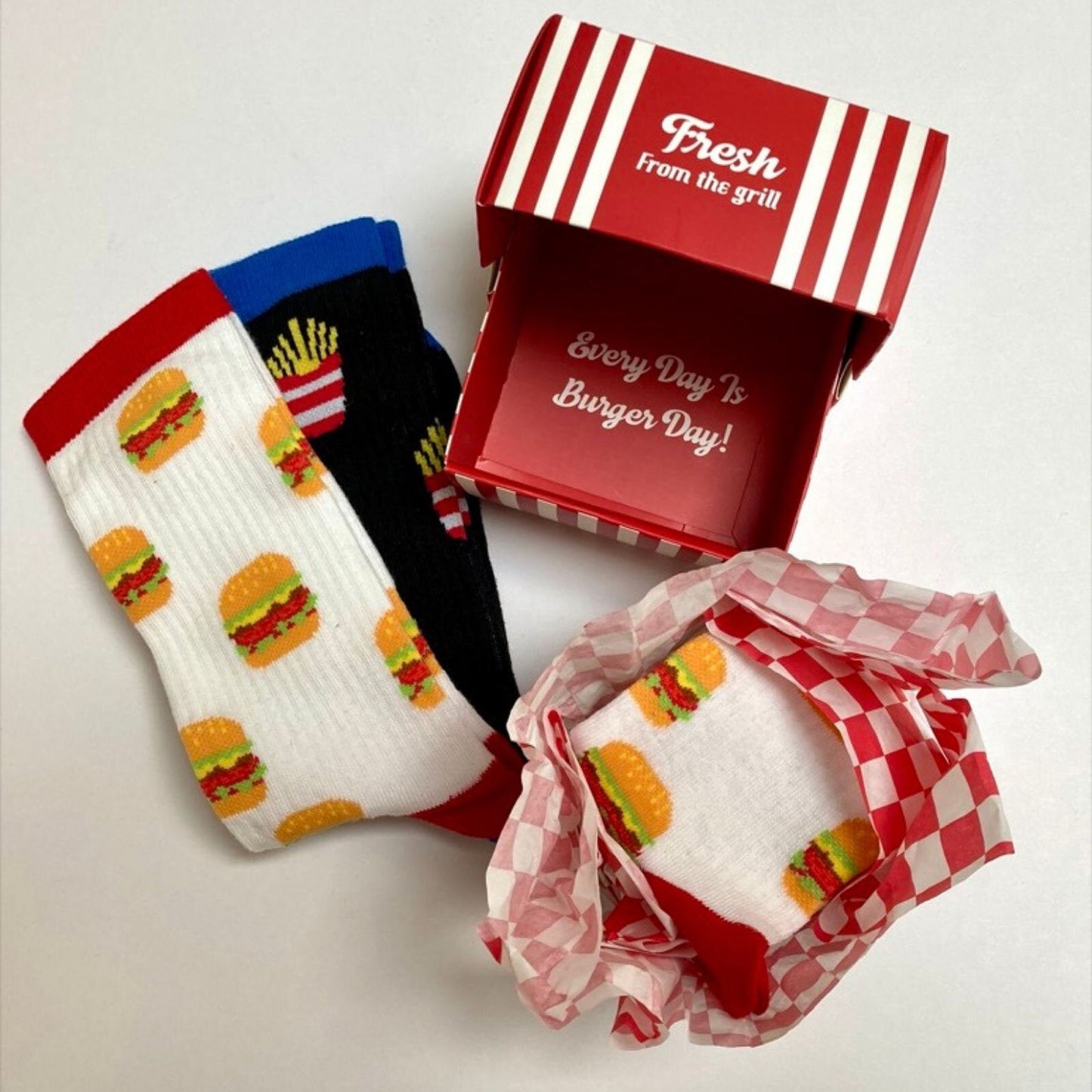 Boxt Socks Unisex Burger 2 pcs