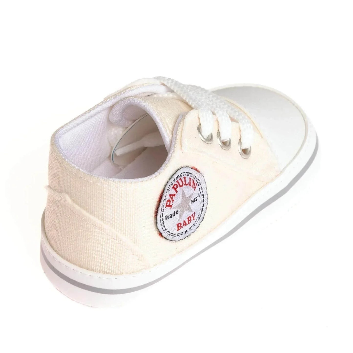 Papulin Unisex Booties - White