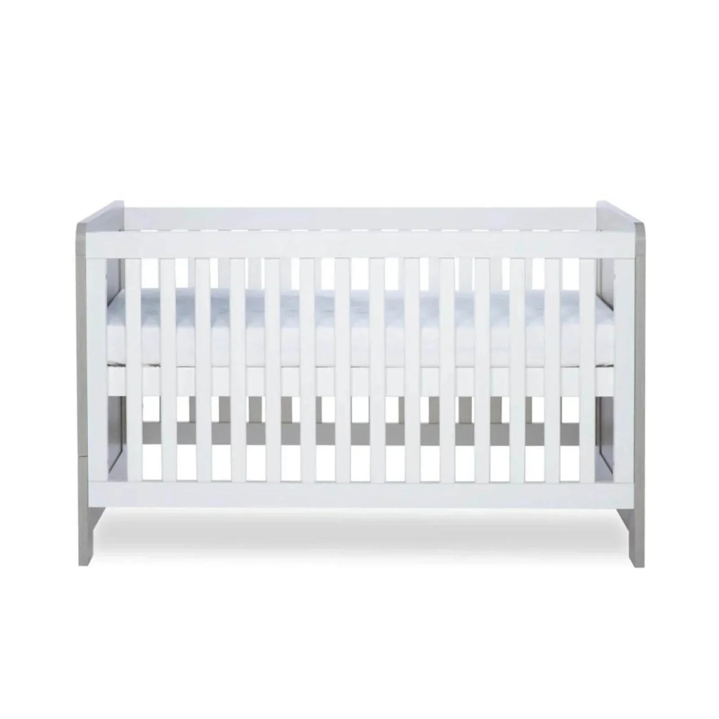 Ickle Bubba Pembrey Cot Bed Ash Grey - Without Mattress