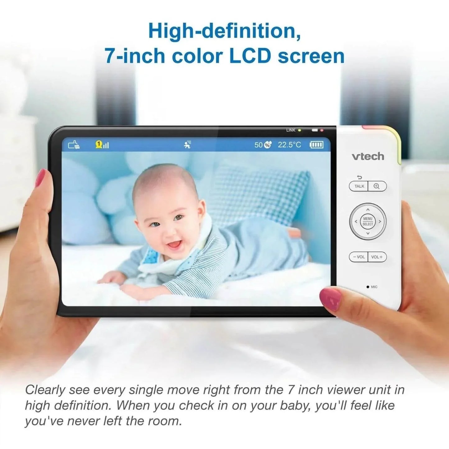 VTech RM7767HD 7inch Smart Wi-Fi Baby Monitor