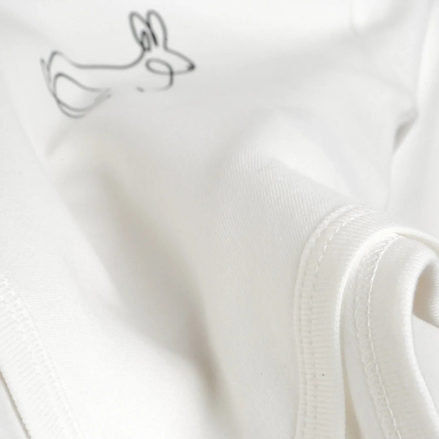 HelloBaby Long Sleeve Bodysuit - White