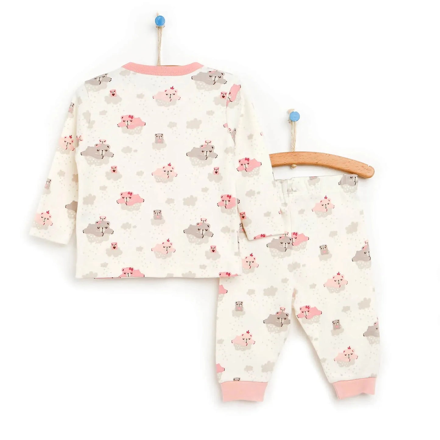 HelloBaby Basic Baby Girl Pyjamas Set - Light Pink