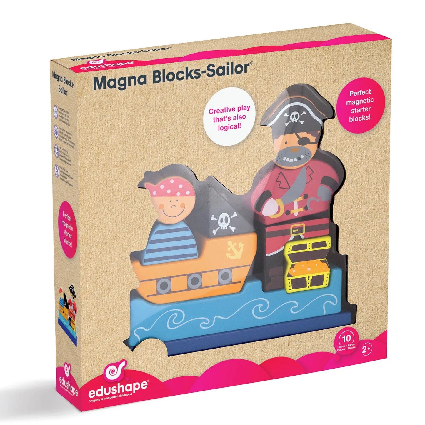 Edushape Pirate Magnnetic Blocks