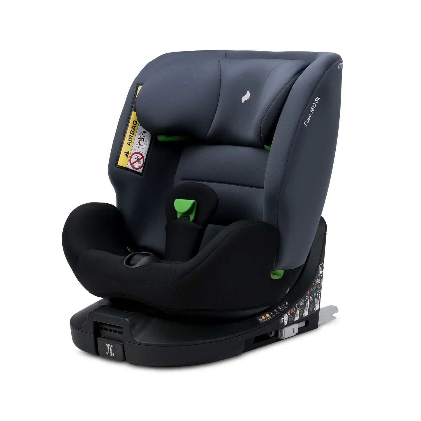 Osann Four360 0+/1/2/3 SL ECE R129/04 Car Seat - Black Grey
