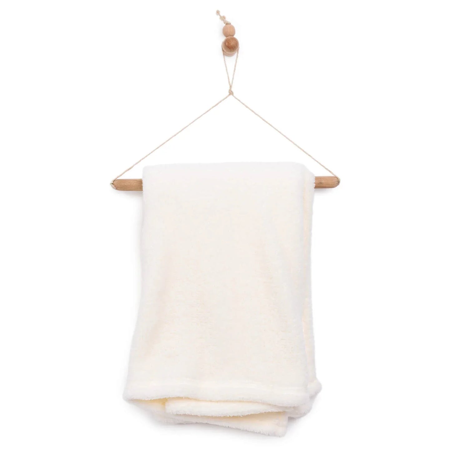 Mollia Welsoft Unisex Baby Glitter Blanket 80x100cm - Ecru