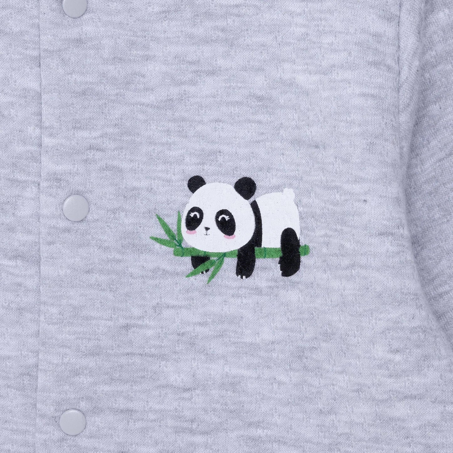 HelloBaby Unisex Quilted Cardigan - Grey Melange