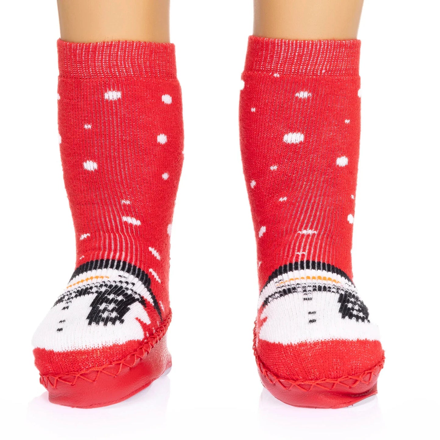 HelloBaby Moccasin Slipper - Red