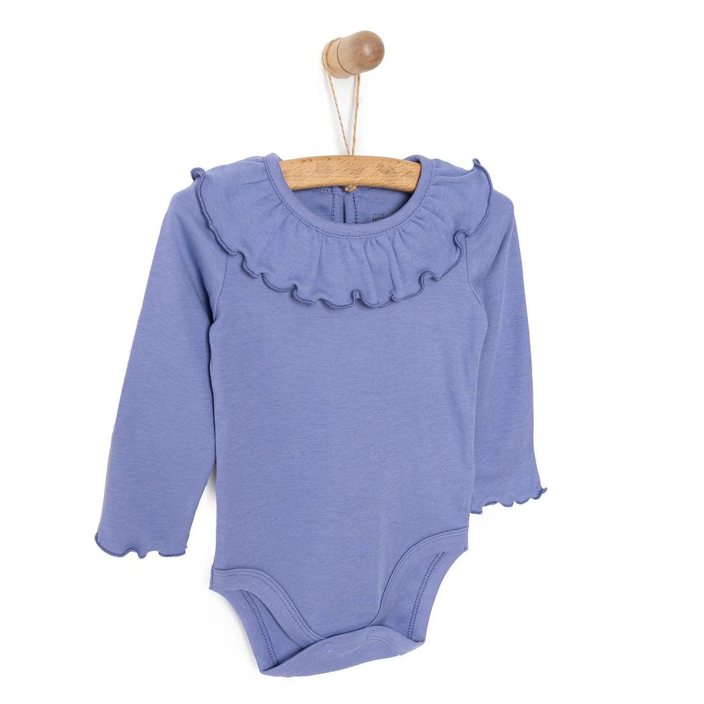 HelloBaby Girl Long Sleeve Bodysuit - Purple