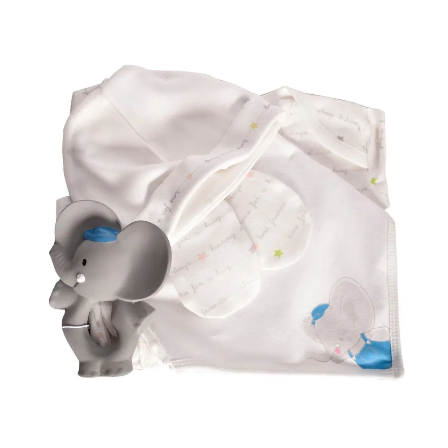 Tikiri Alvin the Elephant New Born Gift Starter Set