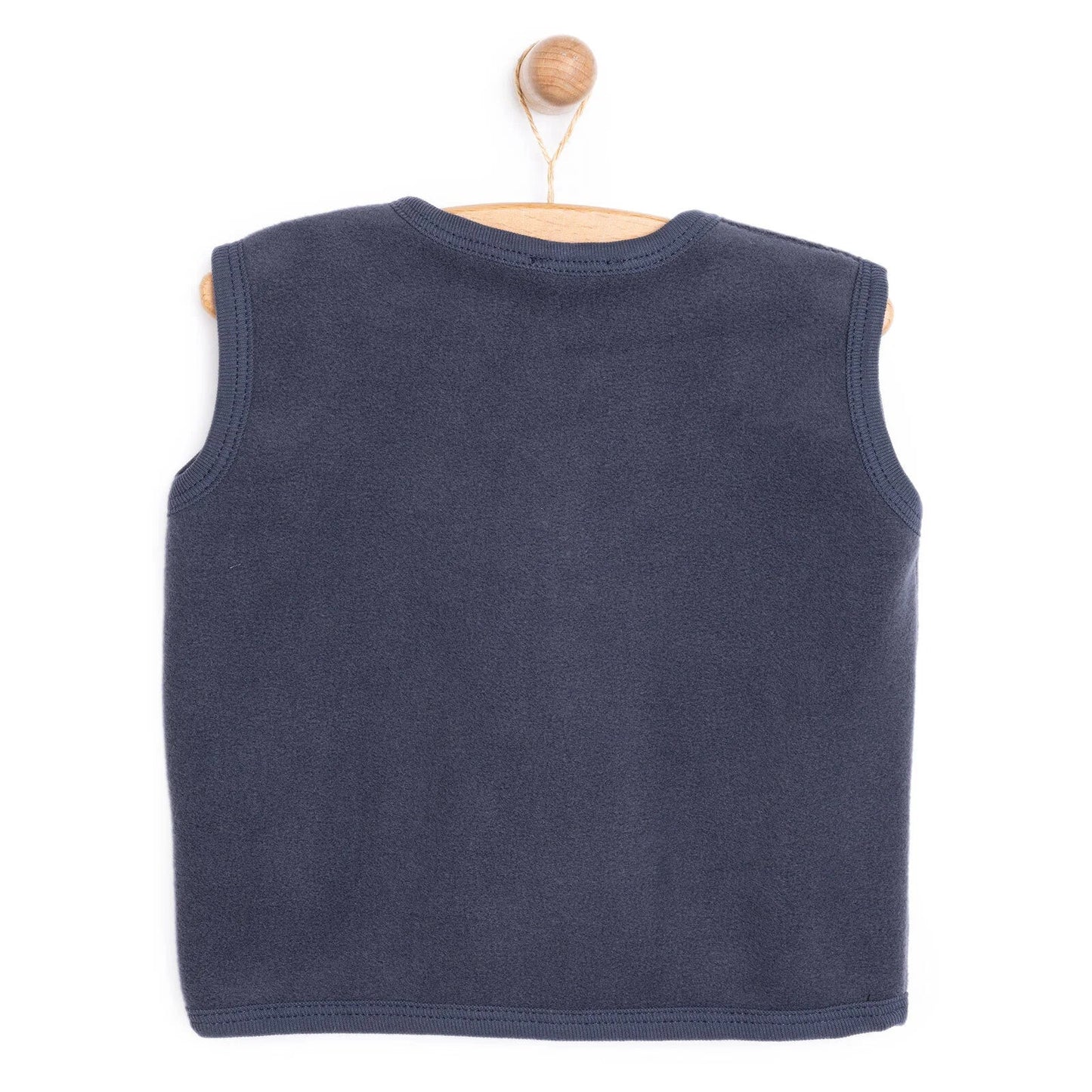 HelloBaby Basic Fleece Vest - Dark Grey