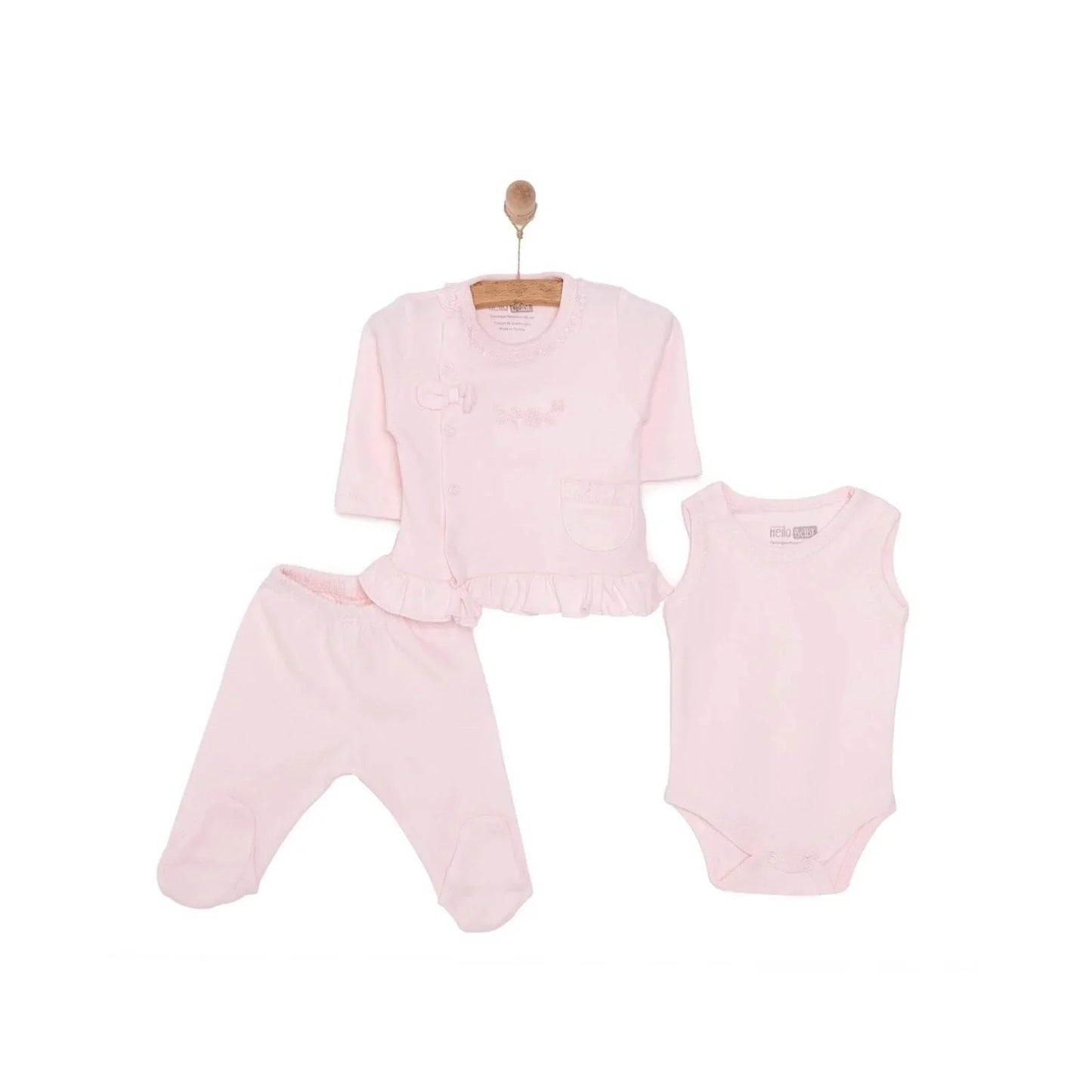 HelloBaby Girl 10 piece Newborn Set - Pink
