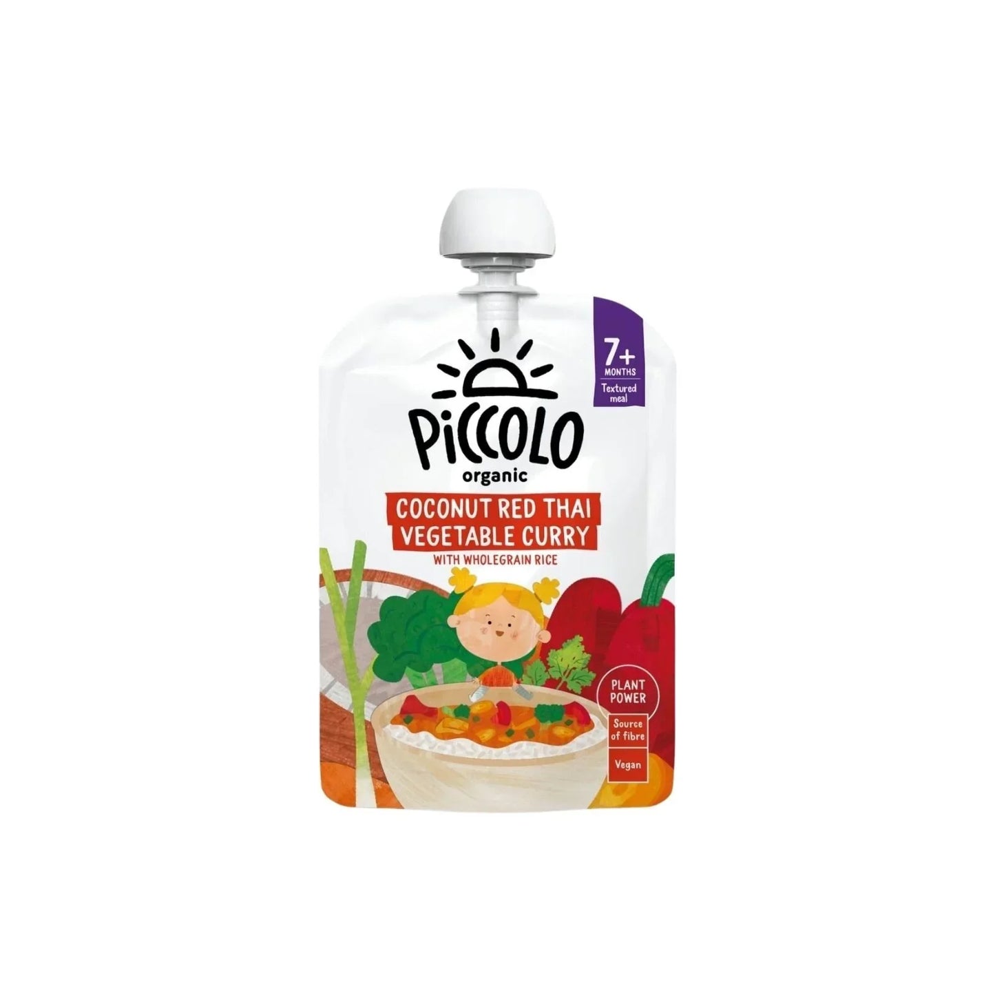 Piccolo Organic Coconut Red Thai Vegetable Curry 7+ months 130g