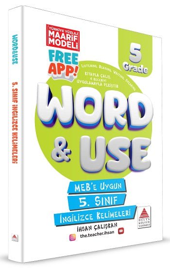 5. Sınıf İngilizce Kelimeleri – İhsan Çalışkan – Delta Kültür Yayınevi – kitap kapağı
