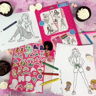 Barbie A5 Fashion Poster Set