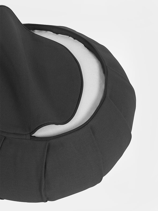 Yoga Studio GOTS Organic Cotton Round Lotus Zafu Buckwheat Cushion